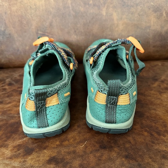 Chaco Green and Orange Kids Sandals - Picture 5 of 8